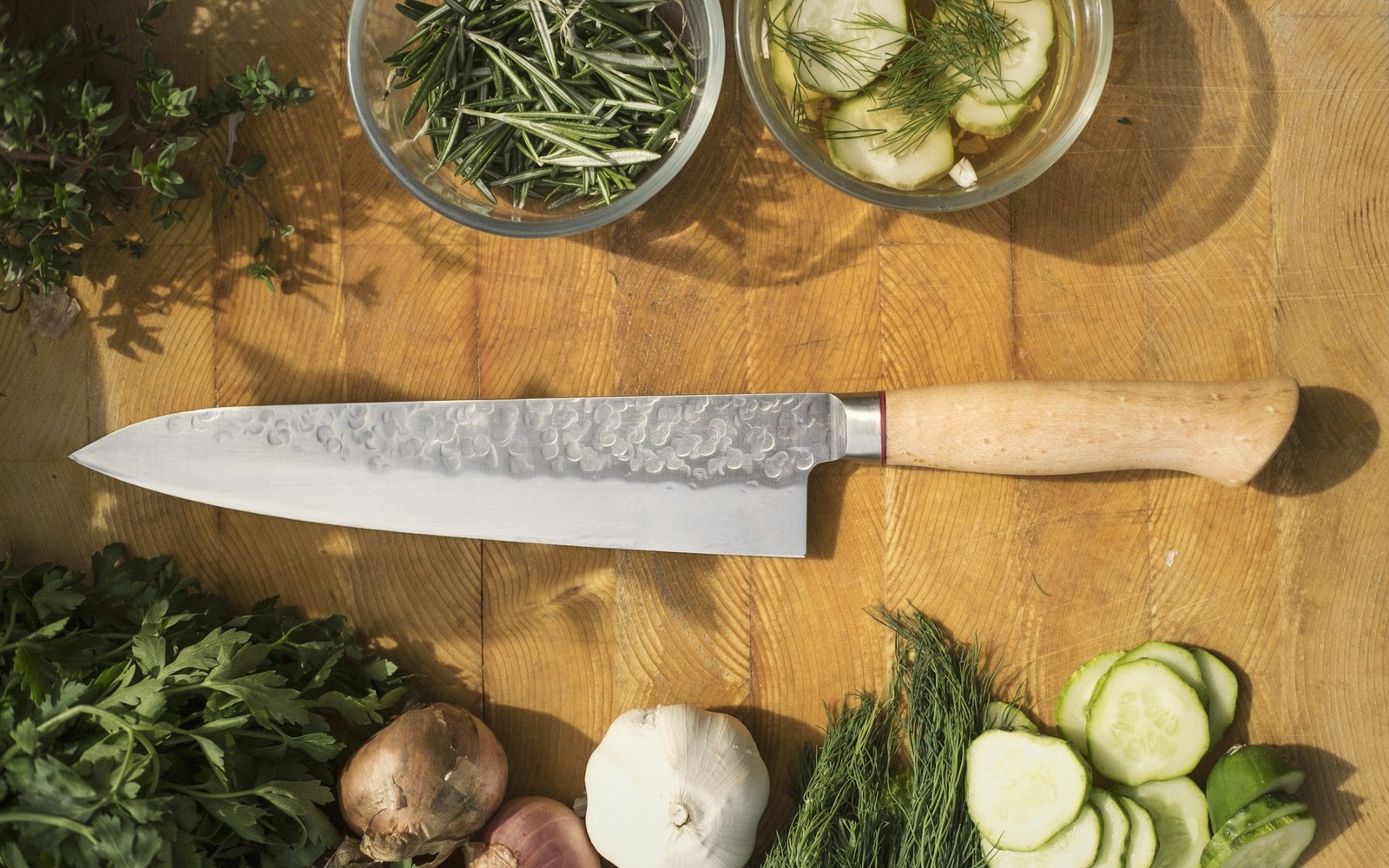 A Knife, a Board, and Not Much Else